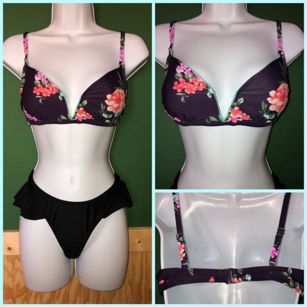 Floral Bikini Top Medium